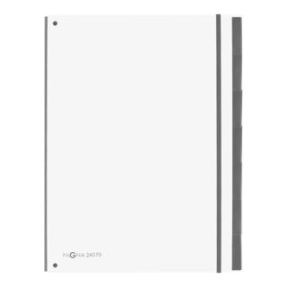 Pultordner 7 Fächer, weiß 