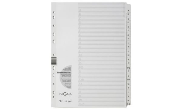 PAGNA Karton-Register, A - Z, DIN A 4, 24-teilig (63100708)