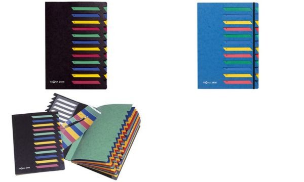 PAGNA Ordnungsmappe DESKORGANIZER 1 -12, 12 Fächer, schwarz (62414104)