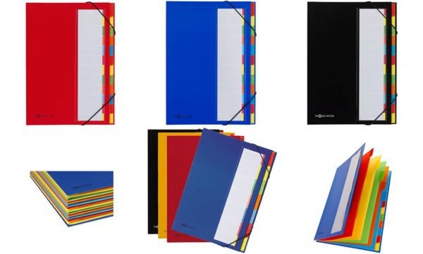 PAGNA Ordnungsmappe DESKORGANIZER C olor, 7 Fächer, blau (64417102)