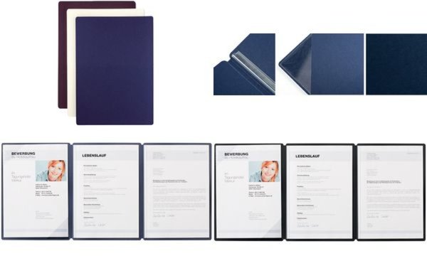 PAGNA Präsentation-/ Bewerbungsmapp e Straight, blau (64412302)