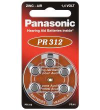 PANASONIC Hörgerät-Batterie PR312 Panasonic