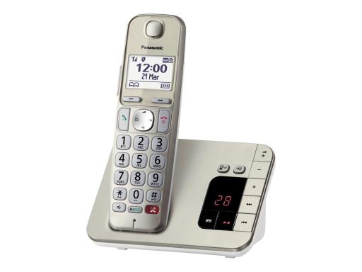 PANASONIC KX-TGE260GN DECT/GAP Schnurloses Telefon analog Anrufbeantworter, Bab