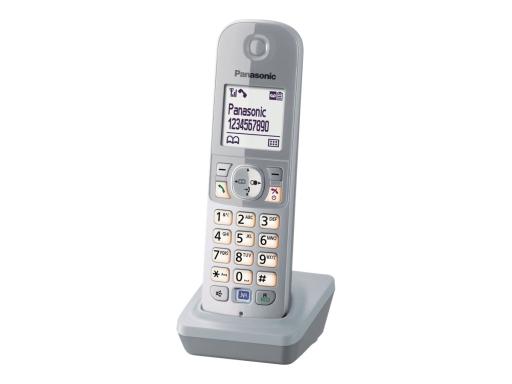 PANASONIC Mobilteil KX-TG68xx Serie inkl. Ladeschale silber