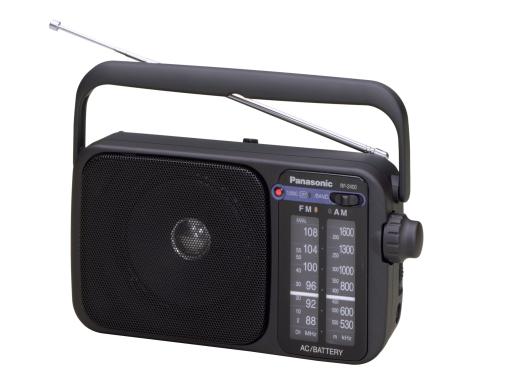 PANASONIC RF-2400DEG-K, tragbares Radio, schwarz