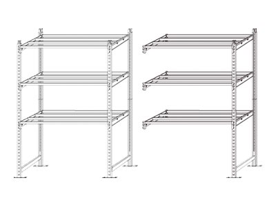PAPERFLOW Anbauregal RANGECO 100x68x200