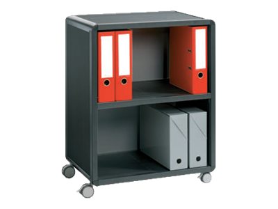 Image PAPERFLOW_Rollwagen_2_Fcher_grau__anthrazit_img1_4227329.jpg Image