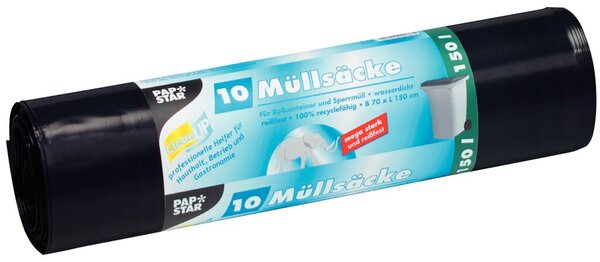 PAPSTAR 10 Müllsäcke 150 l (12328)