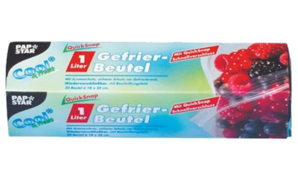 PAPSTAR Gefrierbeutel QuickSnap 3 L iter, 270 x 280 mm (6414194)