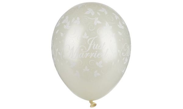 Image PAPSTAR_Luftballons_Just_Married_elfenbein_img2_4397580.jpg Image