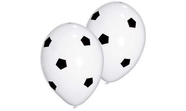 PAPSTAR Luftballons Soccer, schwa rz/weiß (6419812)