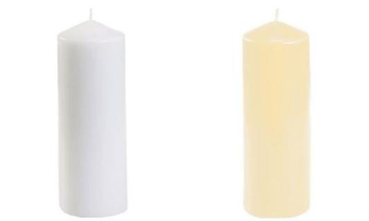 PAPSTAR Stumpenkerze, Durchmesser: 60 mm, creme (6413606)