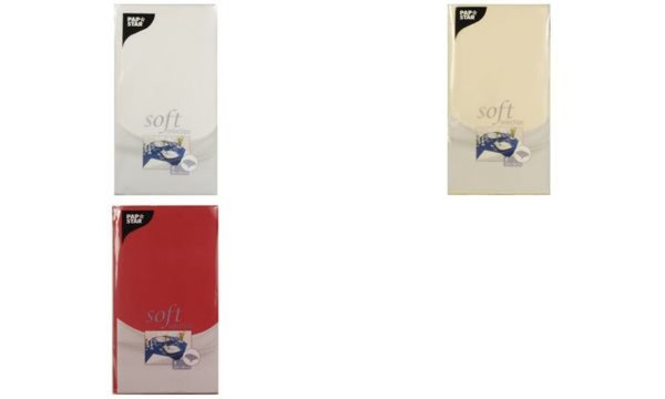 PAPSTAR Tischdecke soft selection , gefaltet, creme (6482307)