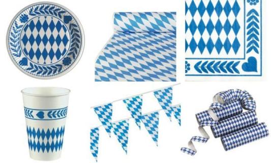 PAPSTAR Wimpelkette Bayrisch Blau , aus Folie (6418747)