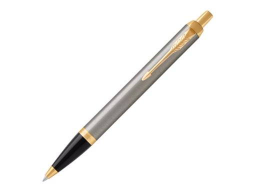 PARKER Kugelschreiber Parker PARKER IM Brushed Metal M Blau