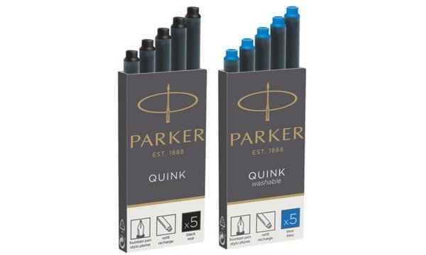 PARKER Tintenpatrone Parker QUINK Königsblau 5 Stück