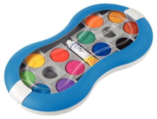 PELIKAN Farbkasten Pelikan Space 12Farben+1TB Deckweiß für Jungs