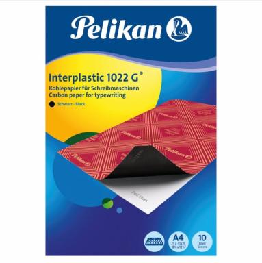 PELIKAN Kohlepapier Interplastic 1022 G, Inhalt: 10 Blatt für Schreibmaschinen,