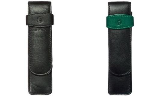 PELIKAN Schreibgeräteetui Pelikan Leder TG32 schwarz-grün