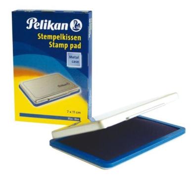 Image PELIKAN_Stempelkissen_5_x_7_cm_Blau_Metallic-Gehuse_img5_3804863.jpg Image