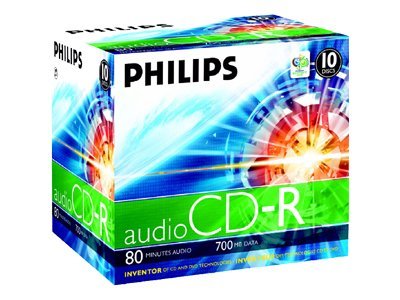 PHILIPS 10xCDR DA Q 700MB 80Min Jewel Case