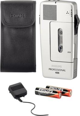 PHILIPS Pocket Memo 488 - Minikassetten-Diktiergerät (LFH 488/00B)