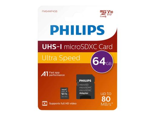 Image PHILIPS_SD_Micro_SDHC_Card_64GB_Card_Class_img1_3691783.jpg Image