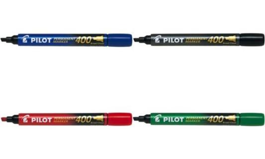 PILOT Permanent-Marker 400, Keilspi tze, blau (5054386)