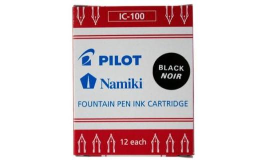 PILOT Tintenpatronen Namiki, für Fü llhalter Capless, schwarz (5040422)