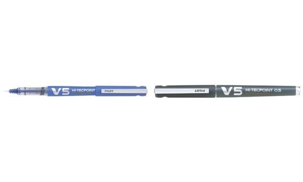 PILOT Tintenroller V5 Hi-Tecpoint, nachfüllbar, schwarz (5045251)