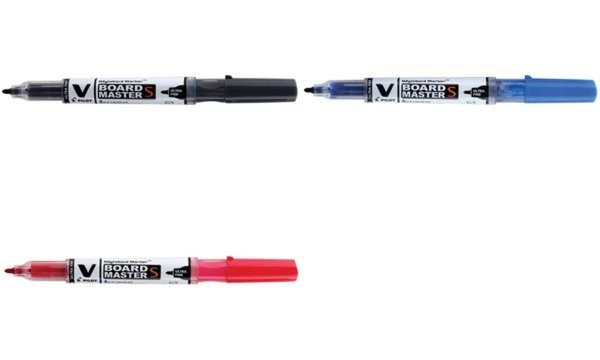 PILOT Whiteboard-Marker V BOARD MAS TER S, Rundspitze,schwarz (5045320)