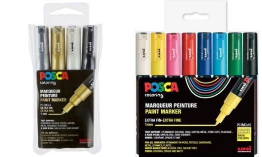 POSCA Pigmentmarker PC-1MC, 4er Etu i (5654808)