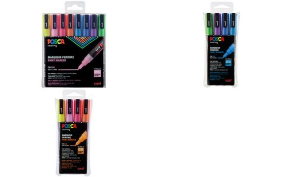 Image POSCA_Pigmentmarker_PC-3ML_Glitter_4er_Box_img5_4385079.jpg Image