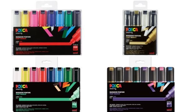 Image POSCA_Pigmentmarker_PC-8K_8er_Etui__farbig_img2_4387181.jpg Image