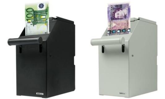 POS Tresor,inkl. 2 Doppelbartschlüsseln,Stahl,HxBxT 225x102x190mm,schwarz