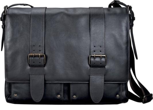 PRIDE&SOUL Umhängetasche "TANK", aus Leder, dunkelbraun