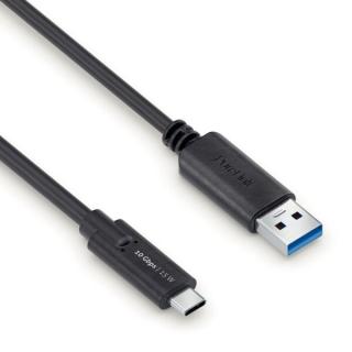 USB-C-Kabel auf USB-A, 3.1, Gen 2, schwarz, 1,00 m, iSerie,