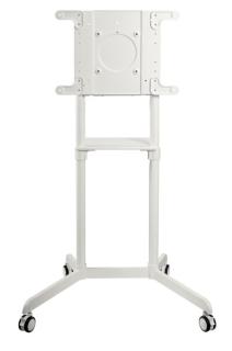 PureMounts® TV Standfuß, mobil, Display 37-80", weiß, Höhe 1595 mm,