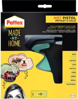Pattex Heißklebepistole, ideal zum fixieren, montieren, dokorieren und