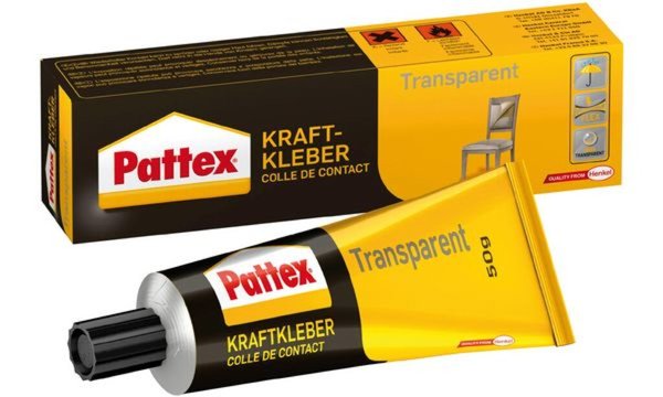 Pattex Kraftkleber Transparent, lös emittelhaltig, 50 g Tube (56071040)