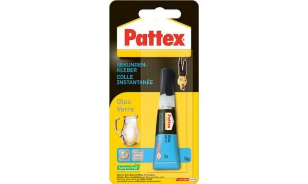 Pattex Sekundenkleber Glas flüssig, 3 g Tube (56071157)