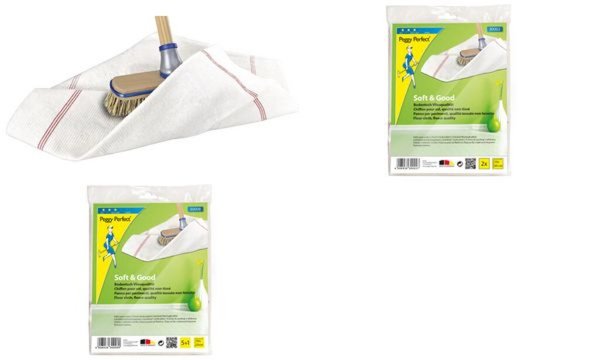 Peggy Perfect Bodentuch Vlies, 500 x 600 mm, 2er Pack (6422136)