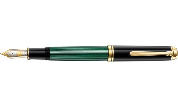 Pelikan Füllhalter "Souverän 1000", schwarz/grün, EF