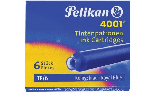 Pelikan Tintenpatronen 4001 TP/6, b rillant-braun (56311928)