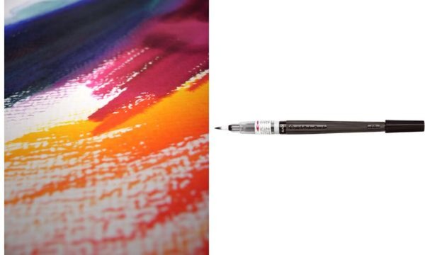 PentelArts Colour Brush Aquarellpin selstift, schwarz (67006675)