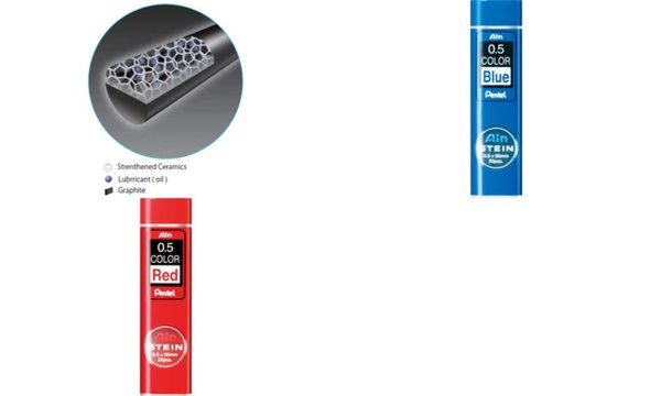 Image Pentel_Druckbleistift-Farbmine_AIN_STEIN_img3_4381614.jpg Image
