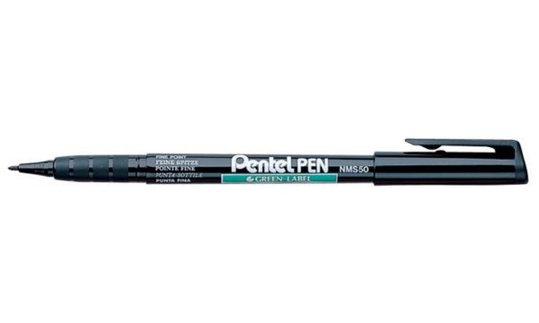 Pentel Permanent-Marker GREEN-LABEL NMS50, schwarz (5231727)