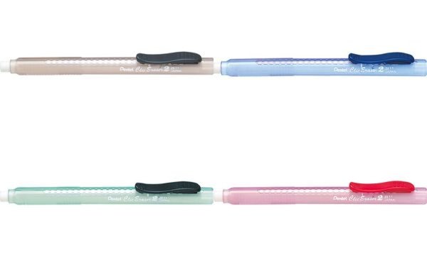 Pentel Radierstift ClicEraser2 ZE11 T, blau-transparent (5103022)