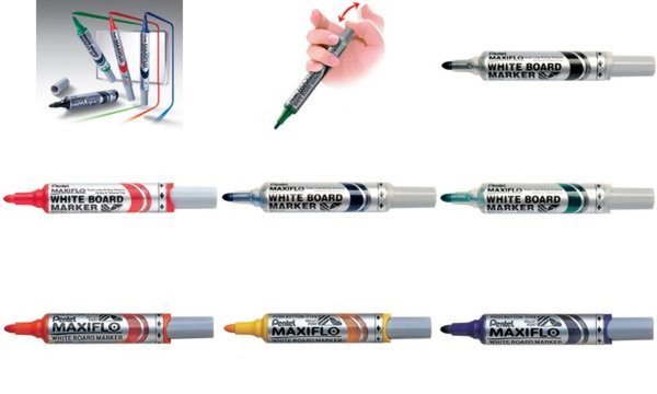 Image Pentel_Whiteboard-Marker_MAXIFLO_MW_L5M_rot_img2_4402260.jpg Image