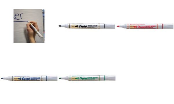 Pentel Whiteboard-Marker MW85, Rund spitze, rot (5231766)